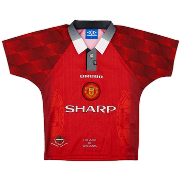 1996-98 Manchester United Maillot domicile - 10/10 - (S. Garçons)