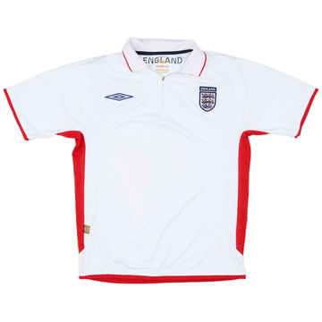 2007-09 England Umbro Polo 1/4 zip - 5/10 - (S)