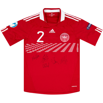Maillot domicile 2011 Denmark U-21 de match European Championship signé Randrup #2