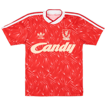 1989-91 Liverpool Maillot domicile - 7/10 - (S)