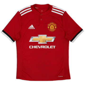 2017-18 Manchester United Maillot domicile - 7/10 - (L.Boys)