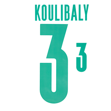 2020-22 Sénégal Domicile Koulibaly #3 Flocage