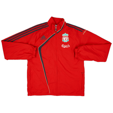 2009-10 Liverpool adidas Veste de survêtement - 8/10 - (S)