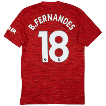 2020-21 Manchester United Maillot domicile B.Fernandes #18 - 7/10 - (S)