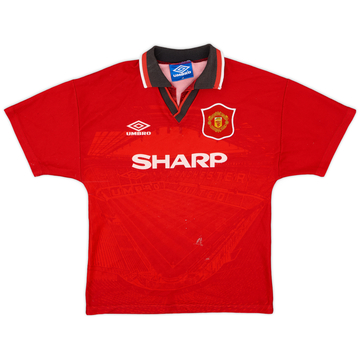 1994-96 Manchester United Maillot domicile - 6/10 - (L.Boys)
