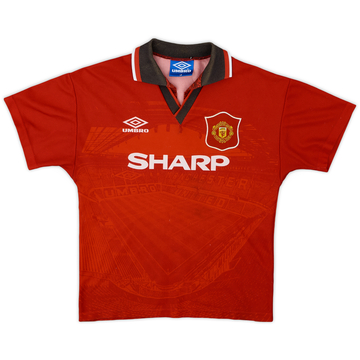 1994-96 Manchester United Maillot domicile - 6/10 - (L.Boys)