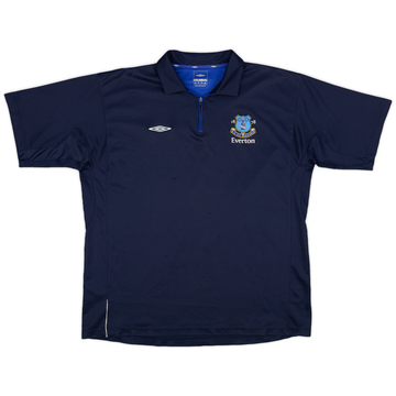 2006-07 Everton Umbro Polo d'entraînement 1/4 zip - 6/10 - (XXL)