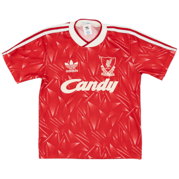 1989-91 Liverpool Maillot Domicile - 9/10 - (M.Garçon)