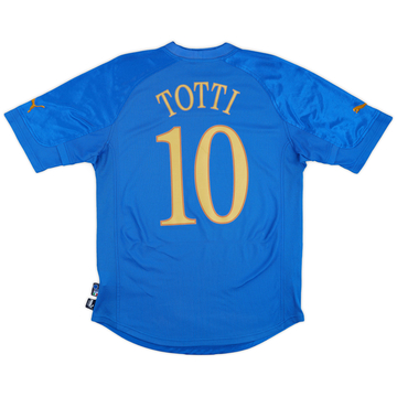 2004-06 Italy Home Shirt Totti #10