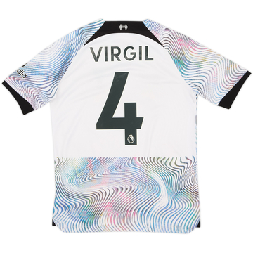 2022-23 Liverpool Maillot extérieur Virgil #4 - 7/10 - (XL.Boys)
