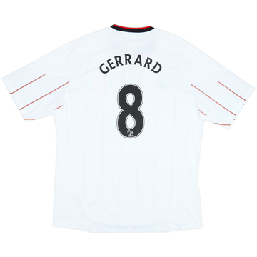 2010-11 Liverpool Maillot extérieur Gerrard #8 - 10/10 - (XXL)