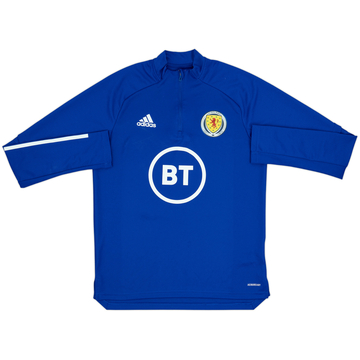 2020-21 Scotland adidas Top d'entraînement 1/4 Zip - 6/10 - (M)