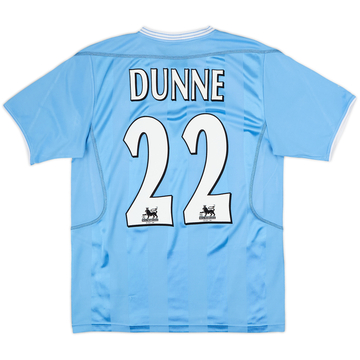 2003-04 Manchester City Maillot Domicile Dunne #22 - 8/10 - (S)