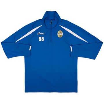 2006-07 Hellas Verona Asics Haut d'entraînement 1/4 Zip - 8/10 - (XL)