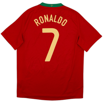 2008-10 Portugal Maillot domicile Ronaldo #7 - 8/10 - (M)