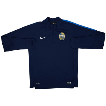 2015-16 Hellas Verona Nike Veste de survêtement 1/4 zip - 9/10 - (M)