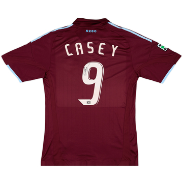 2009-10 Colorado Rapids Maillot domicile version match signé Casey #9
