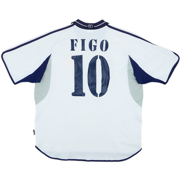 2000-01 Real Madrid Maillot Domicile Figo #10 - 5/10 - (XL)