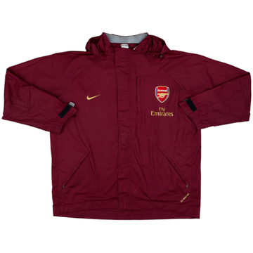 2007-08 Arsenal Nike Veste de pluie à capuche - 5/10 - (XL)
