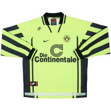 1996-97 Borussia Dortmund Maillot Domicile manches longues - 8/10 - (XL)