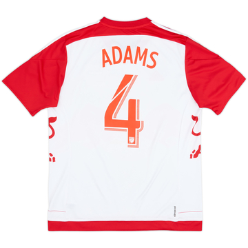 2015-16 New York Red Bulls Maillot domicile Adams #4 - 8/10 - (L)