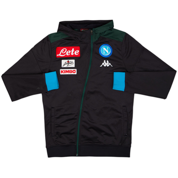 2018-19 Napoli Kappa Veste de survêtement à capuche - 7/10 - (M)