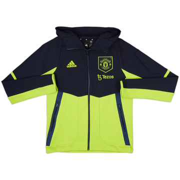 2022-23 Manchester United adidas Veste de survêtement à capuche - 6/10 - (S)
