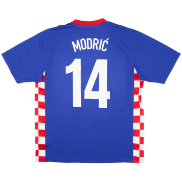 2007-09 Croatie Maillot extérieur basique Modric #14 (L)