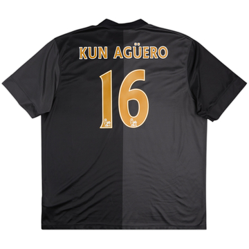 2013-14 Manchester City Maillot extérieur Kun Aguero #16 - 8/10 - (XXL)