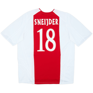 2005-06 Ajax Maillot Domicile Sneijder #18 - 8/10 - (XL)