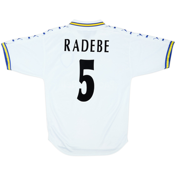 1998-00 Leeds United Maillot Domicile Radebe #5 - 7/10 - (S)
