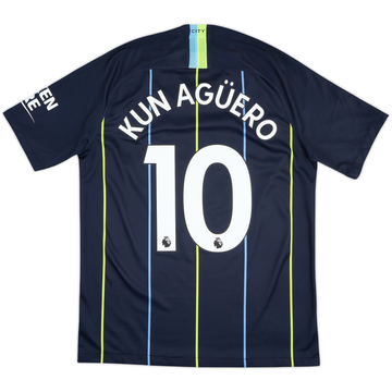 2018-19 Manchester City Maillot extérieur Kun Aguero #10 - 8/10 - (M)