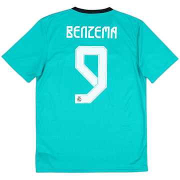 2021-22 Real Madrid Troisième maillot Benzema #9 - 6/10 - (M)