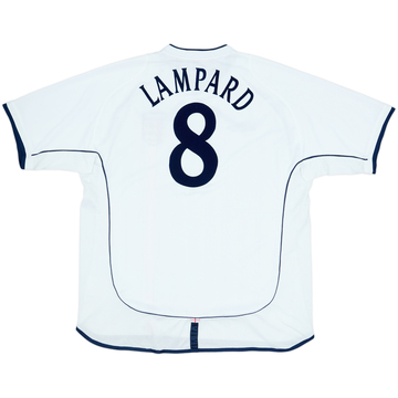2001-03 England Maillot Domicile Lampard #8 - 8/10 - (XL)