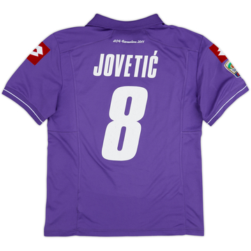2011-12 Fiorentina Maillot Domicile Jovetic #8 - 5/10 - (L)