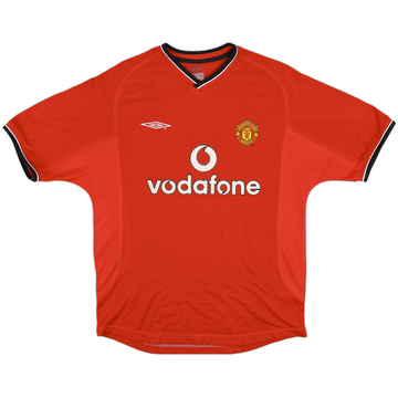 2000-02 Manchester United Maillot domicile - 5/10 - (L)