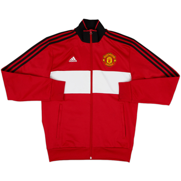 2020-21 Manchester United adidas 3-Stripe Veste de survêtement - 8/10 - (S)