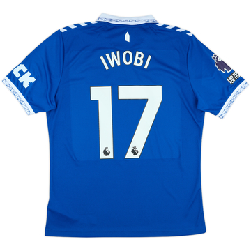 2023-24 Everton Maillot Domicile Match Iwobi #17