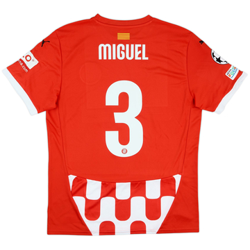 2024-25 Girona Maillot Domicile de match Champions League Miguel #3