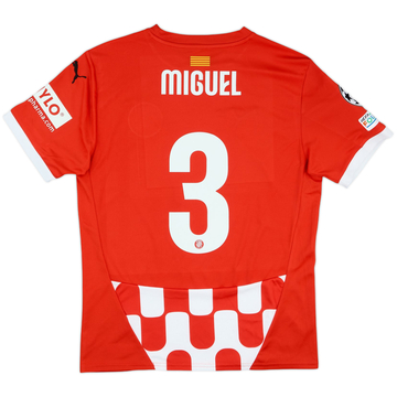 2024-25 Girona Maillot Domicile de match Champions League Miguel #3