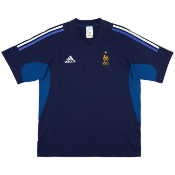 2001-02 France adidas T-shirt coton - 6/10 - (M)