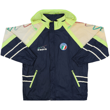1990 Italy Diadora Veste de pluie à capuche - 5/10 - (XL)