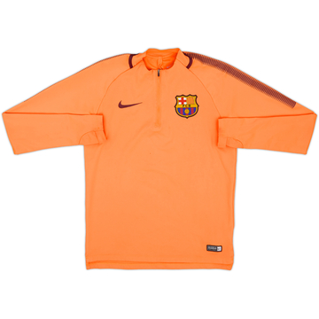 2017-18 Barcelona Nike Haut d'entraînement 1/4 Zip - 8/10 - (S)