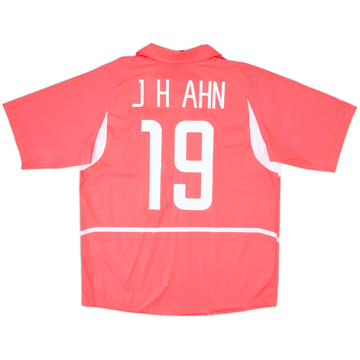 2002-03 Corée du Sud Maillot Domicile J.H.Ahn #19 - 9/10 - (L)