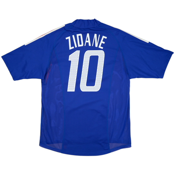 Maillot domicile France 2002-04 version joueur Zidane #10 - 7/10 - (L)