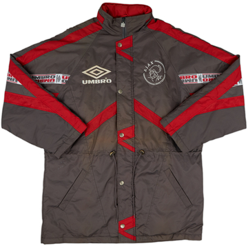 1995-96 Ajax Umbro manteau de banc rembourré - 8/10 - (L)
