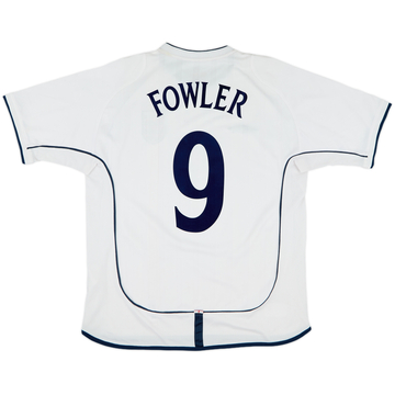2001-03 Angleterre Maillot domicile Fowler #9 - 6/10 - (L)