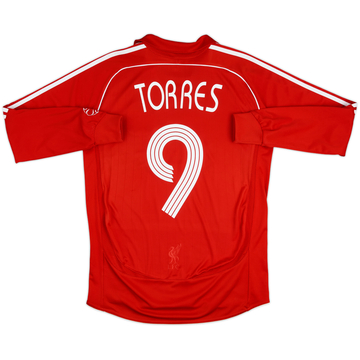 2006-08 Liverpool Domicile Maillot ML Torres #9 - 6/10 - (S)