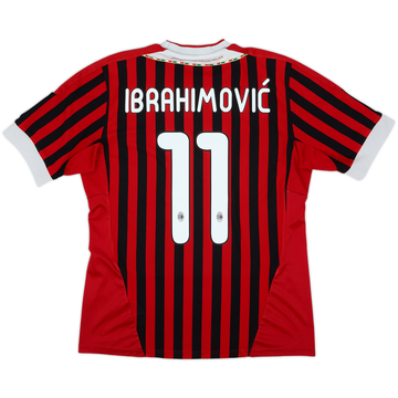 2011-12 AC Milan Maillot domicile Ibrahimovic #11 - 5/10 - (M)