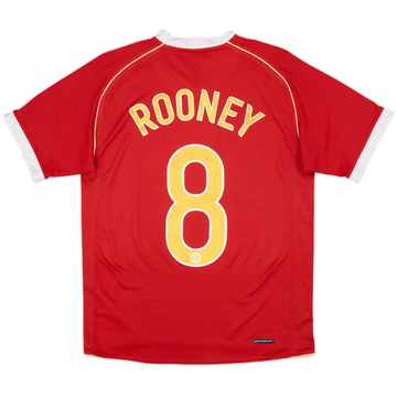 2006-07 Manchester United Maillot domicile Rooney #8 - 7/10 - (S)